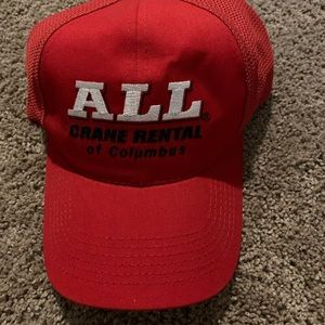 NWOT ALL Crane Rental Hat